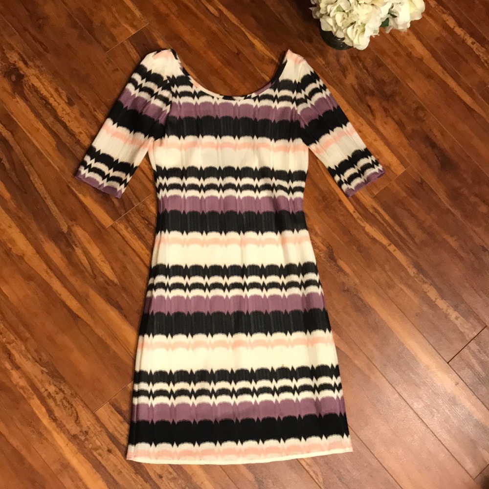 Spring Open back mini dress